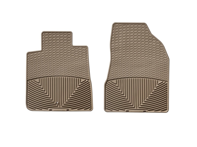 WeatherTech 07+ GMC Acadia Front Rubber Mats - Tan - W68TN