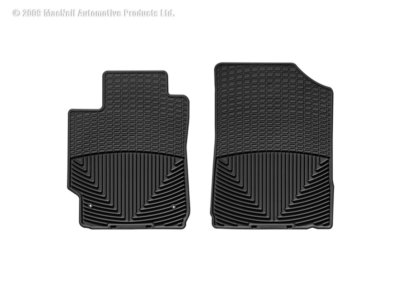 WeatherTech 03-13 Mazda Mazda 6 Hatch Front Rubber Mats - Black - W71