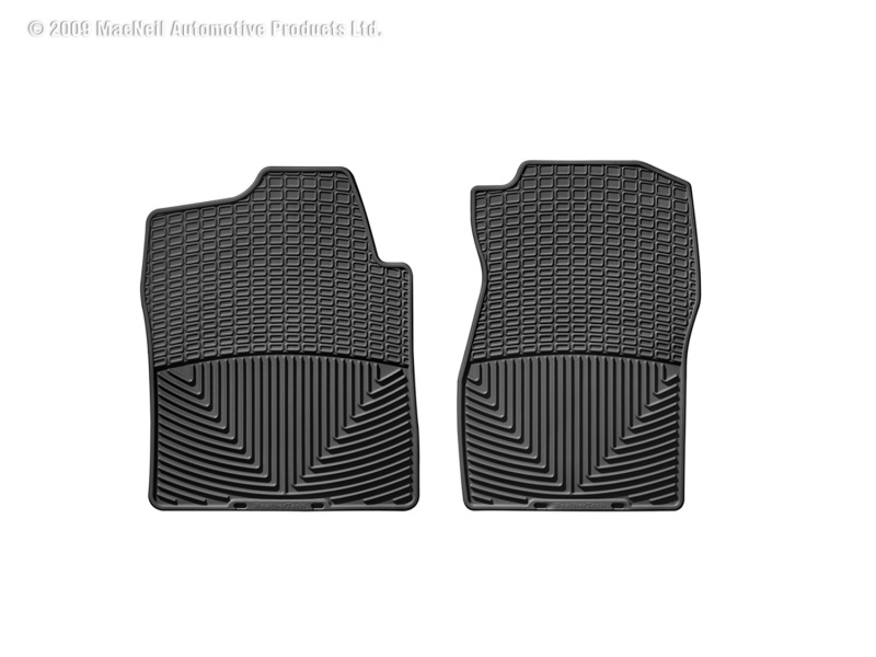 WeatherTech 07+ Chevrolet Avalanche Front Rubber Mats - Black - W72