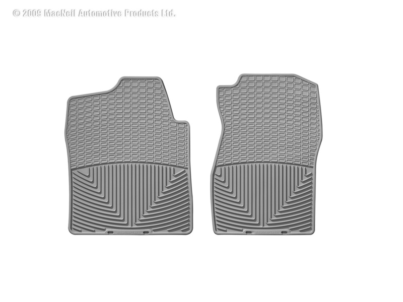 WeatherTech 07+ Chevrolet Avalanche Front Rubber Mats - Grey - W72GR