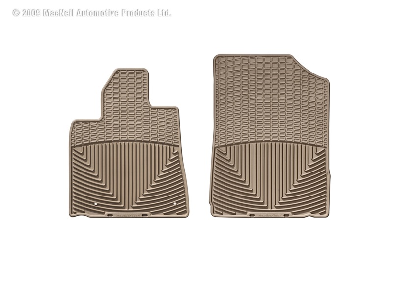 WeatherTech 08-11 Toyota Sequoia Front Rubber Mats - Tan - W76TN
