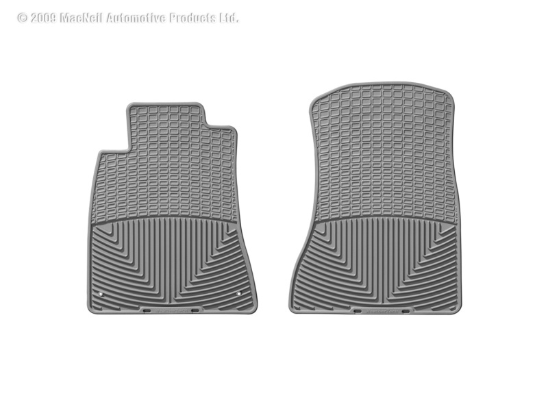 WeatherTech 02+ Lexus SC 430 Front Rubber Mats - Grey - W77GR