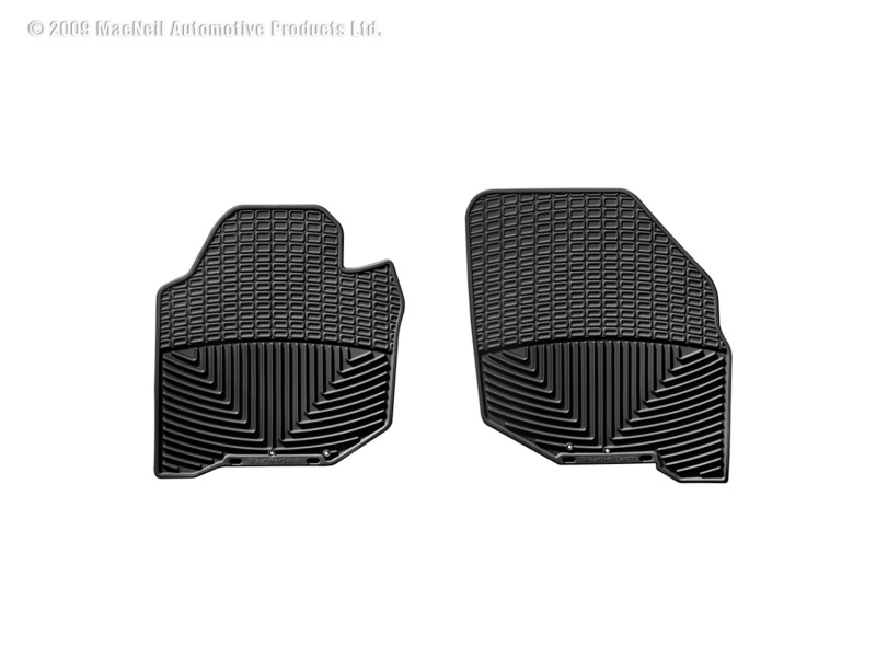 WeatherTech 07-08 Honda Fit Front Rubber Mats - Black - W84