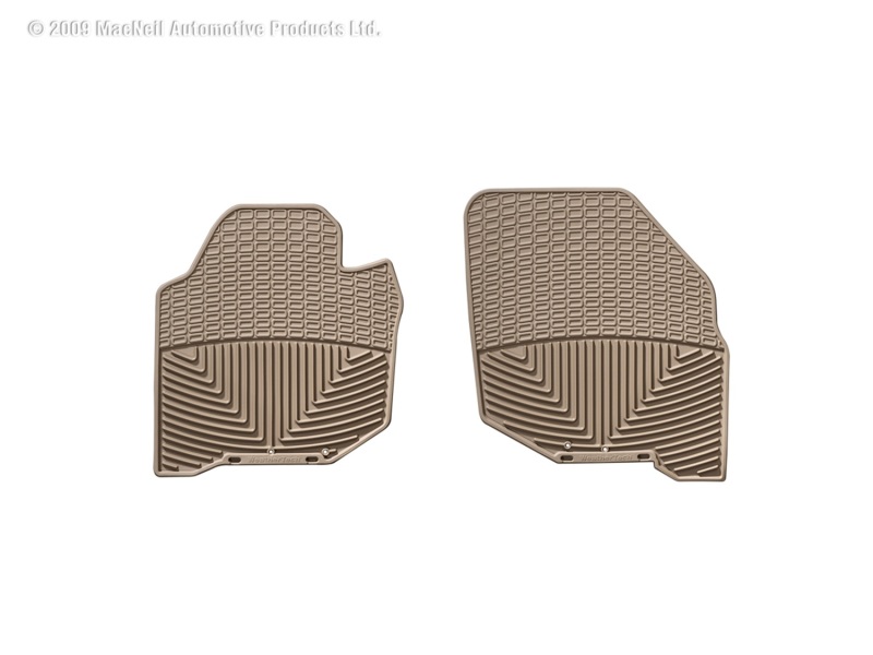 WeatherTech 07-08 Honda Fit Front Rubber Mats - Tan - W84TN