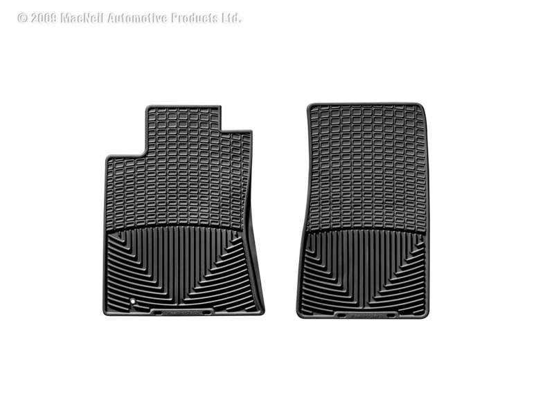 WeatherTech 08-10 Cadillac CTS Front Rubber Mats - Black - W93