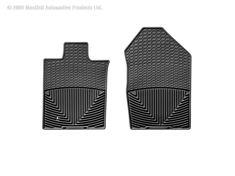 WeatherTech 06-09 Ford Fusion Front Rubber Mats - Black - W97