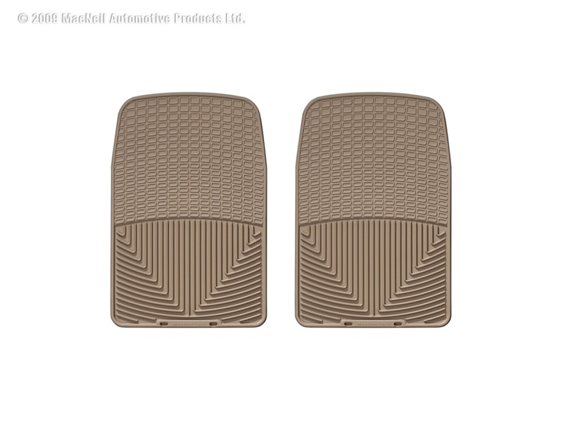 WeatherTech 98 Lincoln Navigator Front Rubber Mats - Tan - W9TN