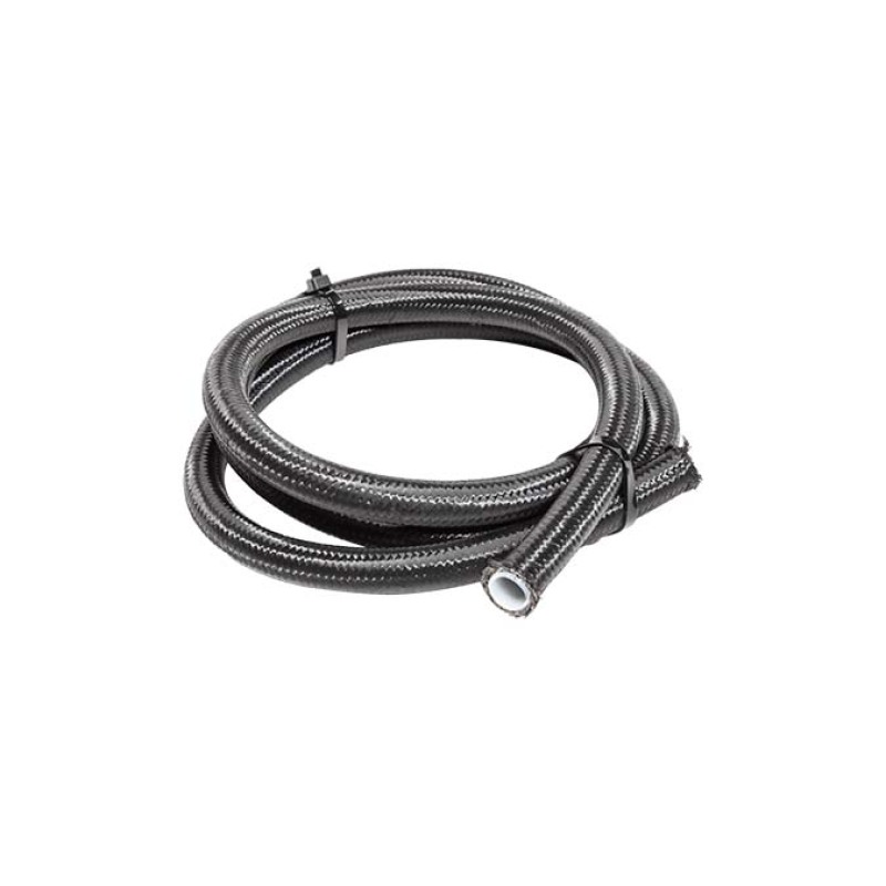 Snow 6AN Braided Stainless PTFE Hose - 5ft (Black) - SNF-60605B