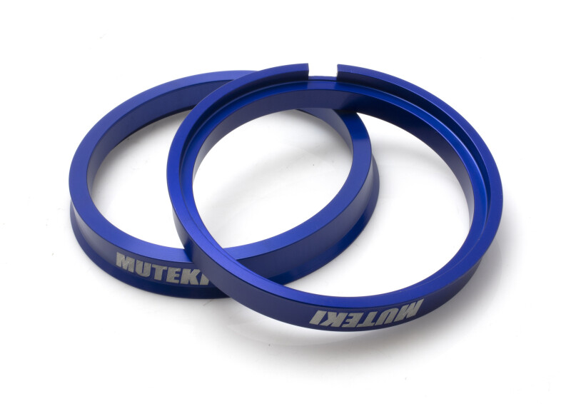 Wheel Mate Muteki Hub Ring Set 65mm x 56mm - 2 Piece - Blue - WMPHR6505602PC