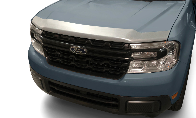 AVS 2022 Ford Maverick Aeroskin Low Profile Acrylic Hood Shield - Chrome - 622154