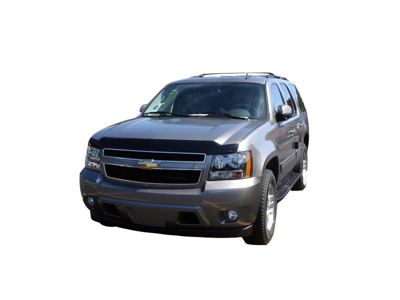 AVS 07-14 Chevy Tahoe (Excl. Hybrid Models) Aeroskin Low Profile Acrylic Hood Shield - Smoke - 322011