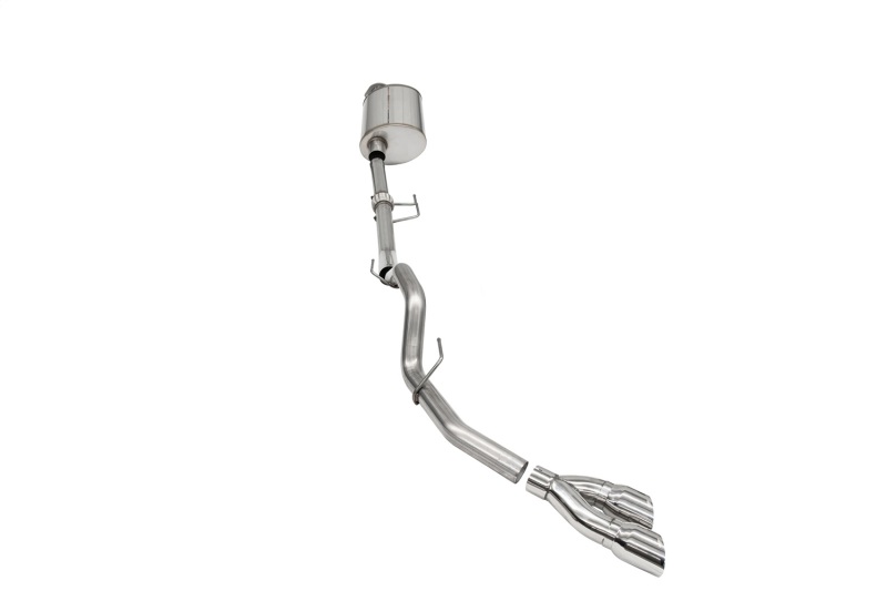 Corsa 2021-2022 Ford F-150 Regular Cab/ 8in Bed 3.5L V6 Sport Cat-Back Single Side Exit-Polished - 21163