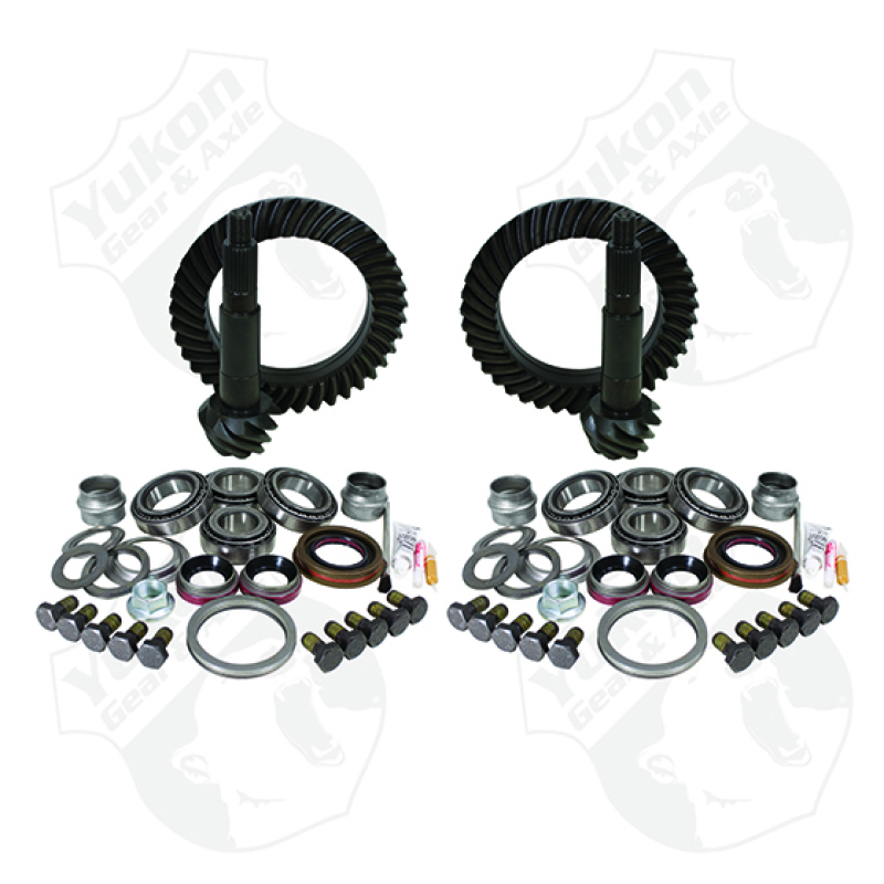 Yukon Gear Gear & Install Kit Package For Jeep JK Rubicon in a 4.56 Ratio - YGK054