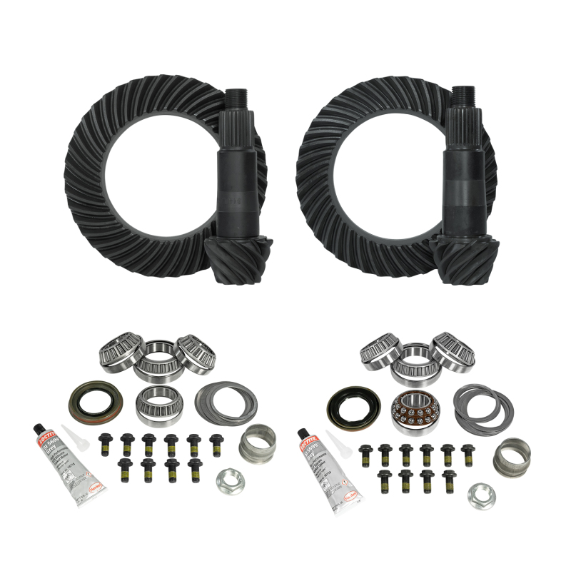 Yukon Gear Gear & Kit Package for JL and JT Jeep Rubicon, D44 Rear & D44 Front - 4.11 Gear Ratio - YGK066