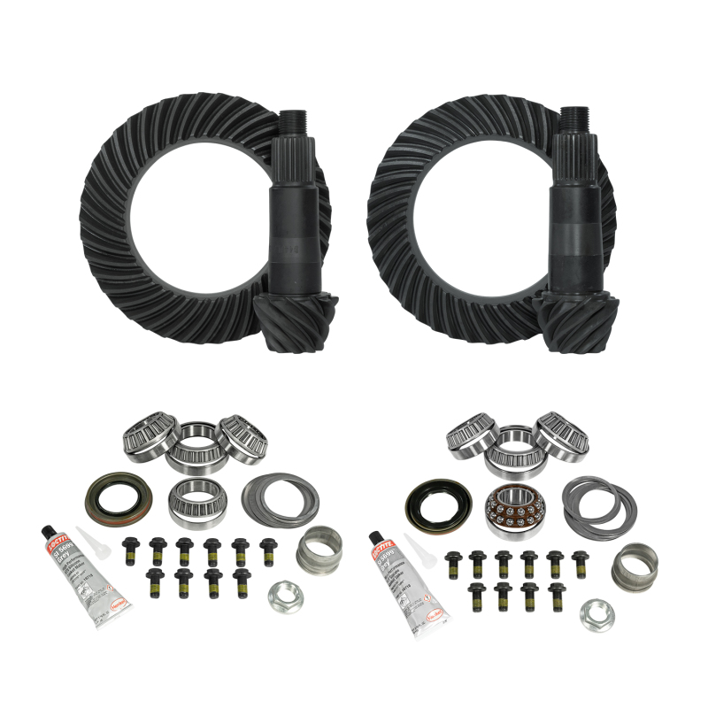 Yukon Gear Gear & Install Kit Package for Jeep Rubicon JL/JT w/ D44 Front & Rear in a 4.56 Ratio - YGK067