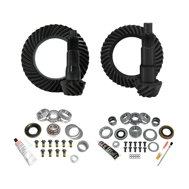 Yukon Gear Gear & Install Kit Package For Jeep JL Non-Rubicon w/ D30 FR & D35 RR in a 5.13 Ratio - YGK075