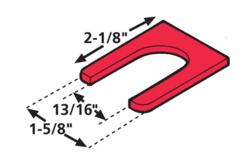 SPC Performance Tandem Shim-FRTLNR 1/16in (100) - 35064