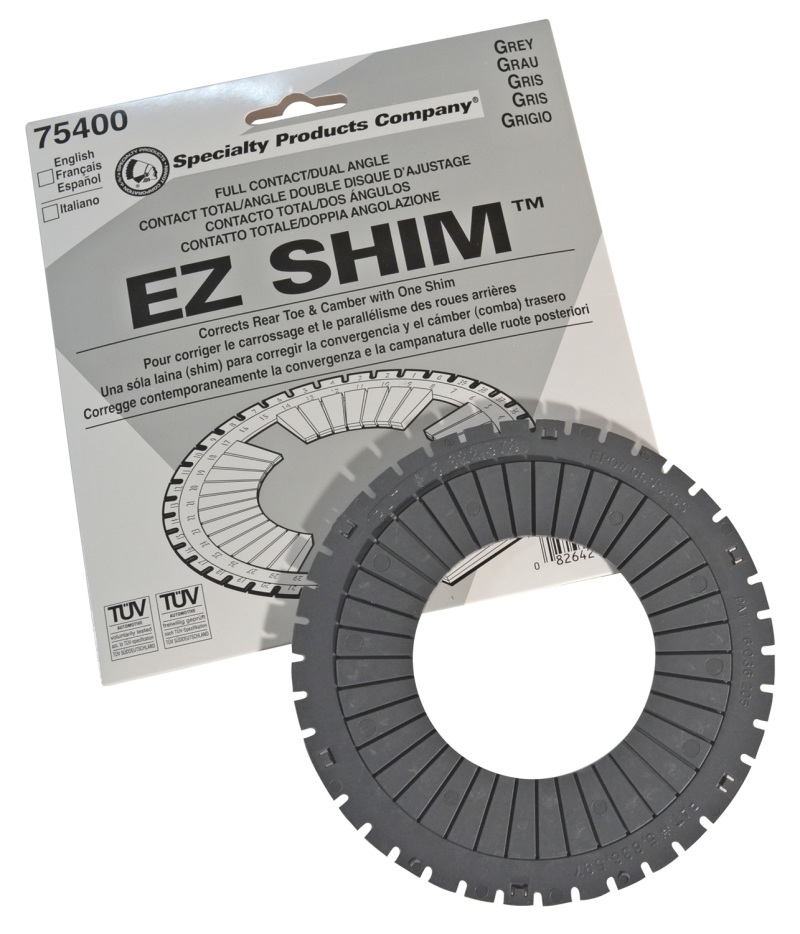 SPC Performance EZ Shim Dual Angle Camber/Toe Shim (Grey) - 75400