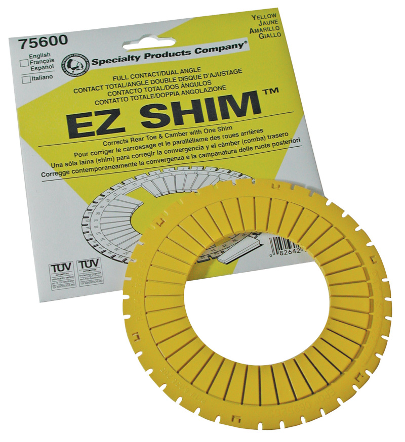 SPC Performance EZ Shim Dual Angle Camber/Toe Shim (Yellow) - 75600