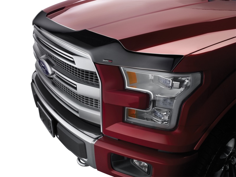WeatherTech 2014+ Chevrolet Impala Hood Protector - Black (Hood Mount) - 55137