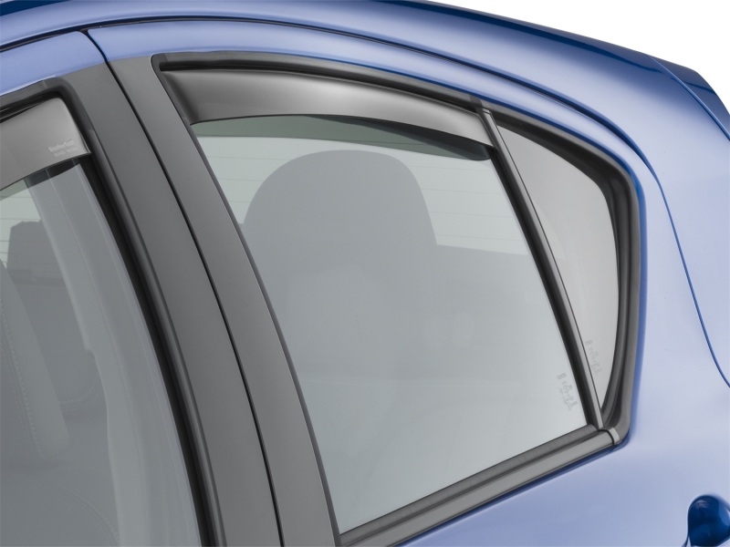 WeatherTech 2006 BMW 325i / 07-12 BMW 328i Rear Side Window Deflectors - Dark Smoke - 83405