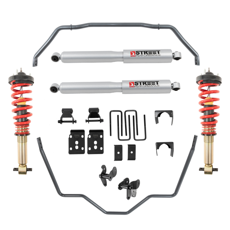 Belltech 2021+ Ford F-150 2WD 0-3in Front 5.5in Rear Complete Lower Kit with SP Shocks - 1054HK