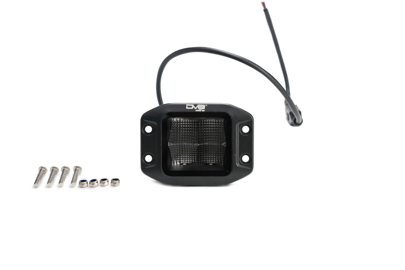 DV8 Offroad Elite Series 3in Cube LED Light 40W Spot 3W LED - BE3FMW40W