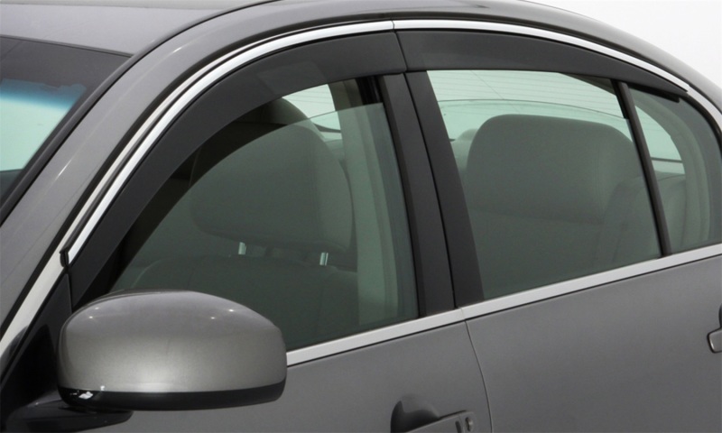 AVS 19-22 Hyundai Santa Fe Ventvisor Low Profile Window Deflectors 4pc - Chrome - 794028