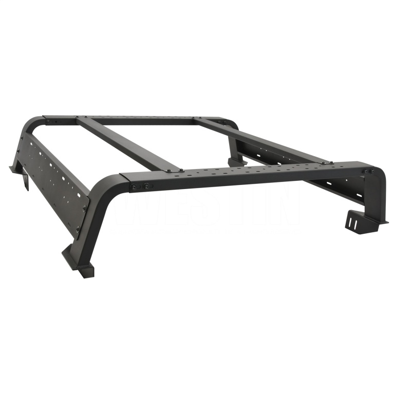 Westin 05-21 Toyota Tacoma 5ft Bed Overland Cargo Rack - Textured Black - 51-10015