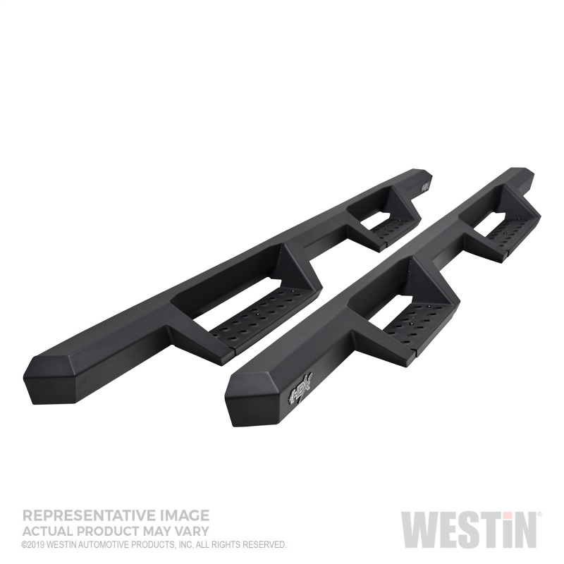 Westin 19-20 Ford Ranger SuperCab Drop Nerf Step Bars - Textured Black - 56-14145