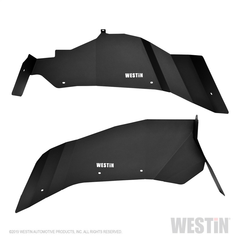 Westin 18-20 Jeep Wrangler JK Inner Fenders - Rear - Textured Black - 62-11035