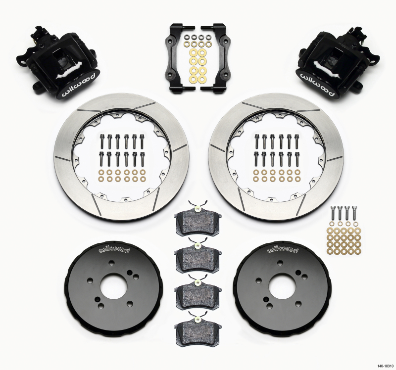 Wilwood Combination Parking Brake Rear Kit 12.88in Honda S2000 - 140-10310