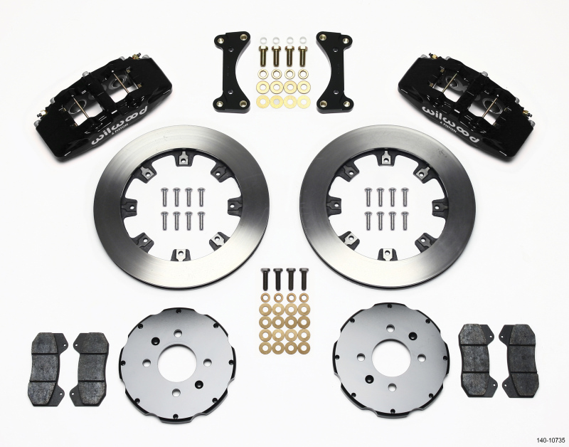 Wilwood Dynapro 6 Front Hat Kit 12.19in 94-01 Honda/Acura w/262mm Disc - 140-10735