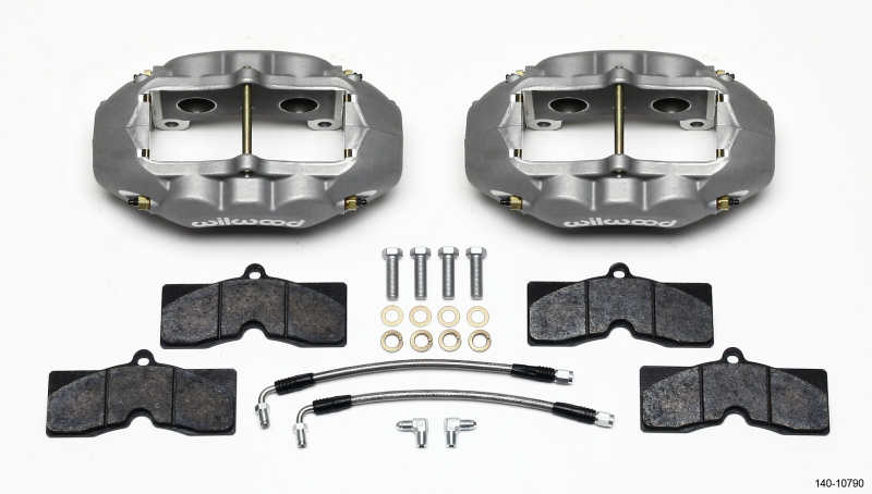 Wilwood D8-4 Rear Caliper Kit Clear Corvette C2 / C3 65-82 - 140-10790