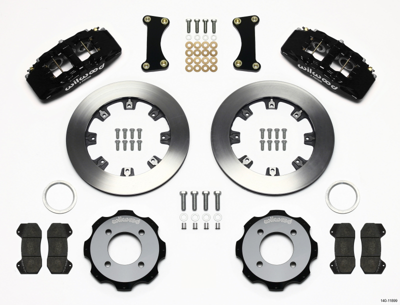 Wilwood Dynapro 6 Front Hat Kit 12.19in 2011 Fiesta - 140-11899