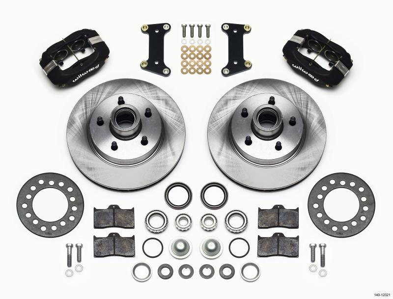 Wilwood Forged Dynalite Front Kit 11.88in 1 PC Rotor&Hub Buick 1941-1956 - 140-12321