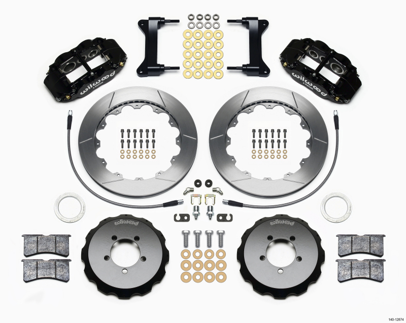 Wilwood Narrow Superlite 6R Front Hat Kit 13.06in 1999-2012 Subaru WRX w/Lines - 140-12874