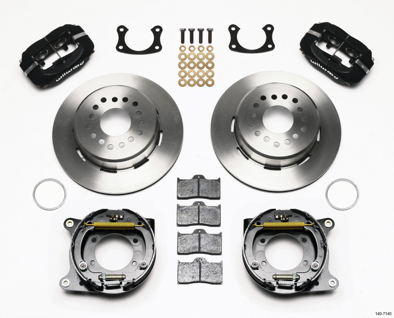 Wilwood Forged Dynalite P/S Park Brake Kit New Big Ford 2.50in Offset - 140-7140