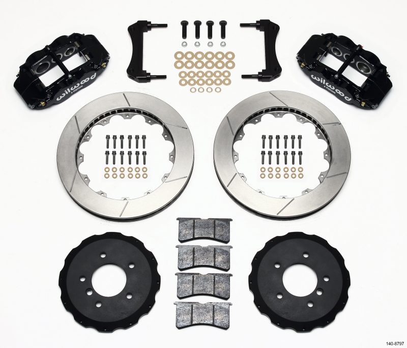 Wilwood Narrow Superlite 6R Front Hat Kit 13.06in E36 BMW M3 - 140-8797