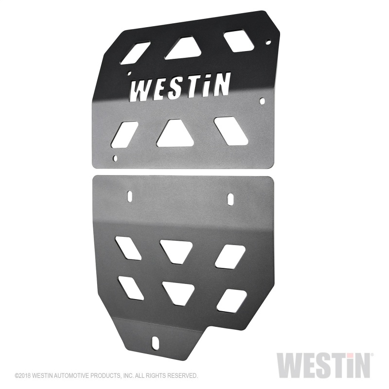 Westin 18-22 Jeep Wrangler JL Transmission Pan Skid Plate - 42-21075