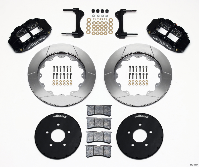 Wilwood Narrow Superlite 6R Front Hat Kit 14.00in 1994-2004 Mustang - 140-9117