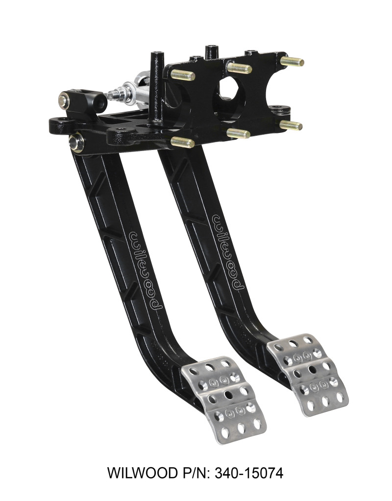 Wilwood Adjustable-Trubar Dual Pedal - Brake / Clutch - Rev. Swing Mount - 6.25:1 - 340-15074