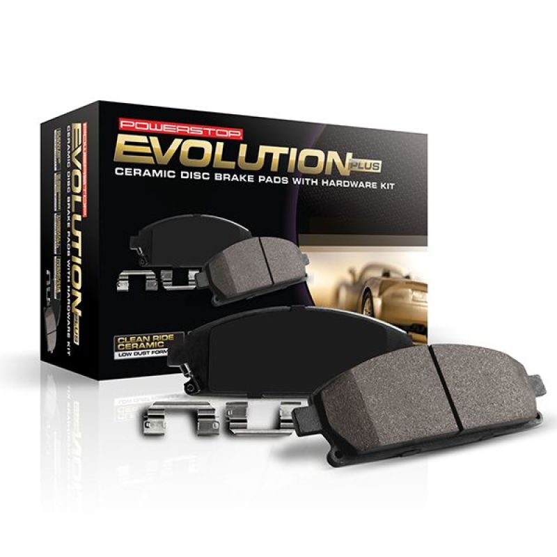 Power Stop 20-21 Ford Mustang Rear Z17 Evo Ceramic Brake Pads w/Hardware - 17-2363