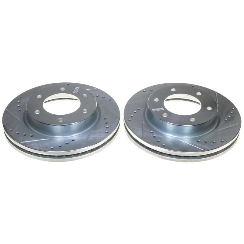 Power Stop 19-22 Ford Ranger Front Evolution Drilled & Slotted Rotor - Pair - AR85198XPR