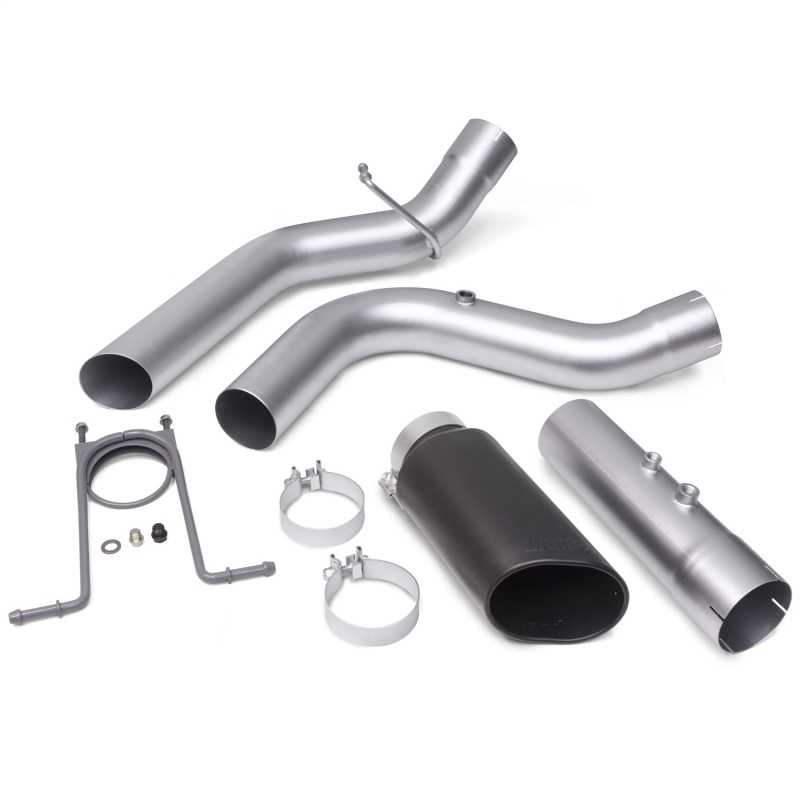 Banks Power 17+ GM Duramax L5P 2500/3500 Monster Exhaust System - SS Single Exhaust w/ Black Tip - 48947-B