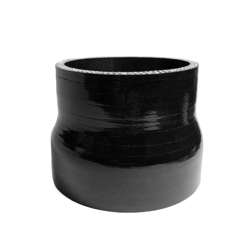 Ticon Industries High Temp 4-Ply Black 2.5in to 2.75in Reinforced Silicone Reducer - 131-06370-3401