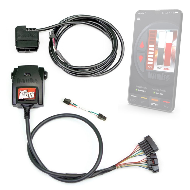 Banks Power Pedal Monster Kit (Stand-Alone) - Molex MX64 - 6 Way - Use w/Phone - 64345