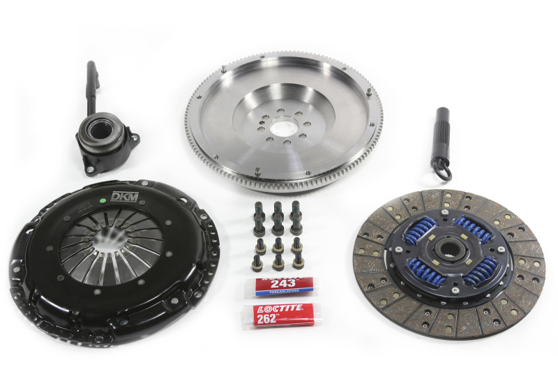 DKM Clutch VW GLI 1.8T 6-Spd Sprung Organic MB Clutch Kit w/Steel Flywheel (440 ft/lbs Torque) - MB-004-040