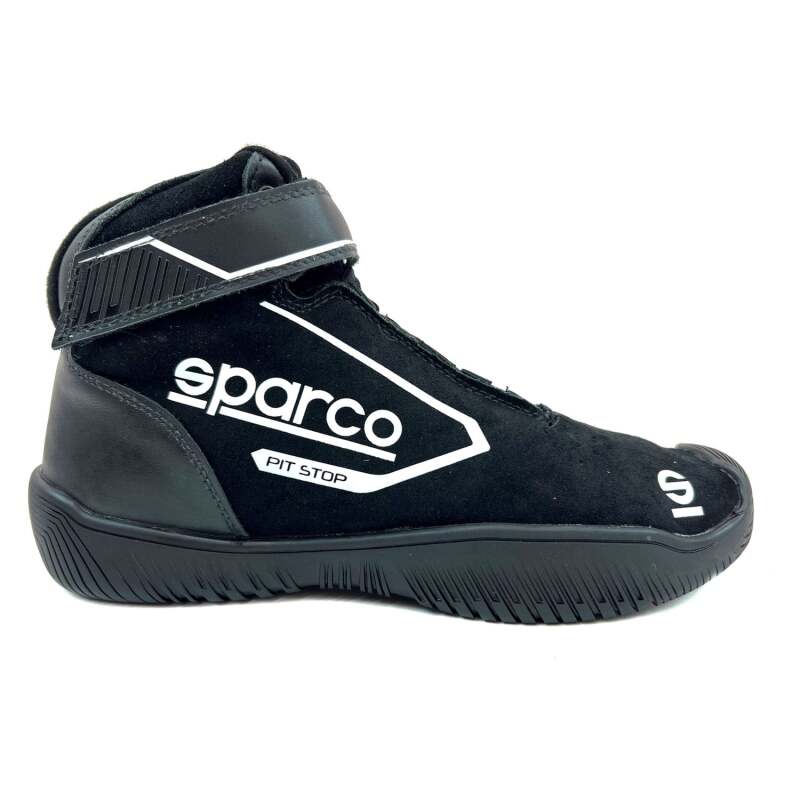 Sparco Shoe Pit Stop 2 Black - Size 12.5 - 0012PS2125NR