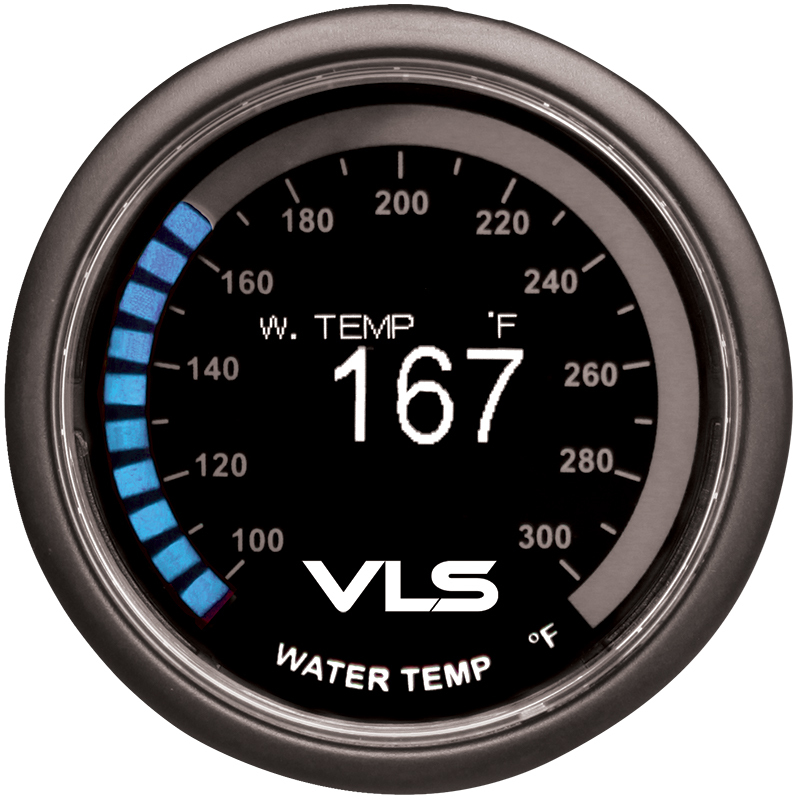 Revel VLS 52mm 100-300 Deg F Digital OLED Water Temperature Gauge - 1TR1AA002R